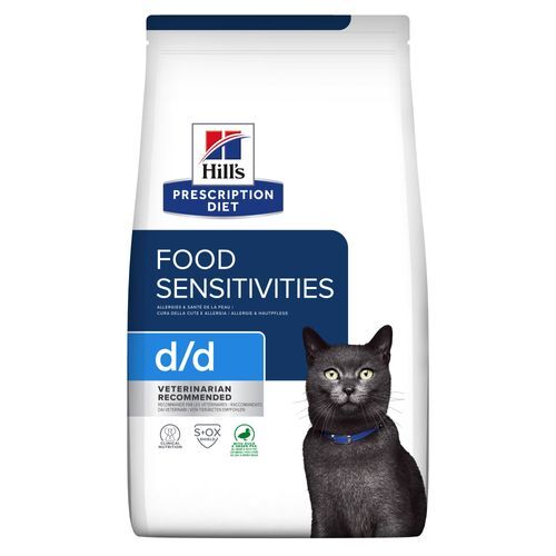 Hill's Prescription Diet d/d Duck &amp; Green Pea, Dry food for cats, Adult, 1.5kg