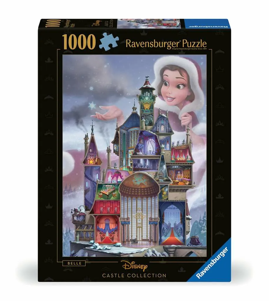 Ravensburger Disney Castles: Belle - puzzle, 1000 pcs