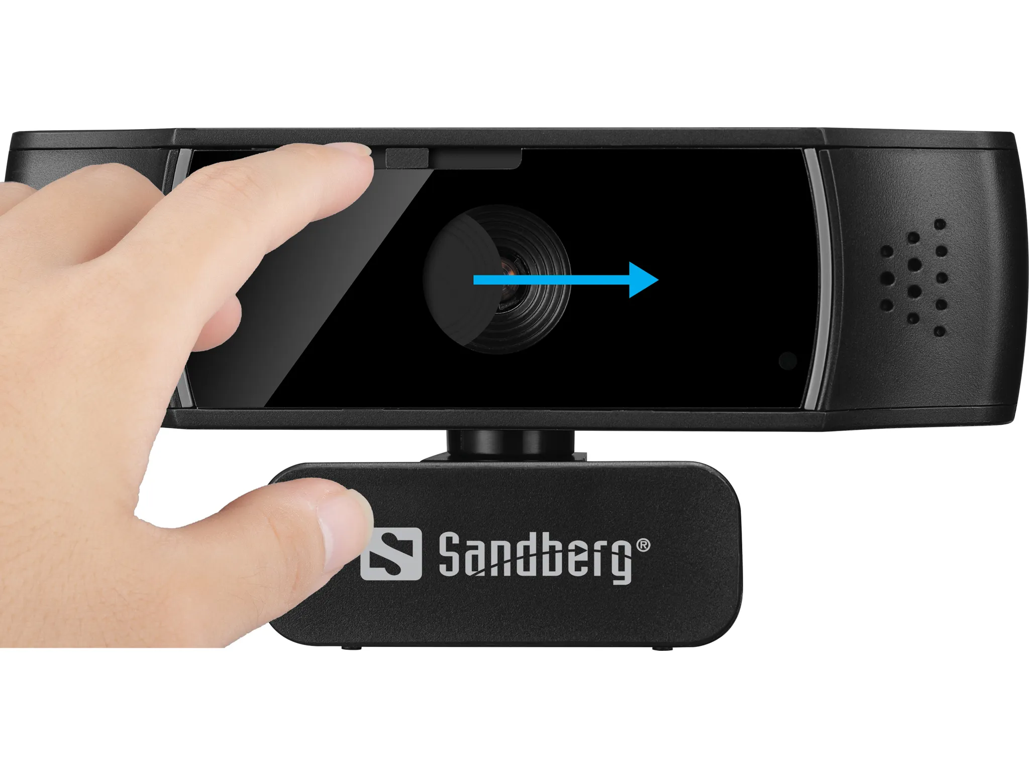 Sandberg Autofocus DualMic Full HD - webcam, black