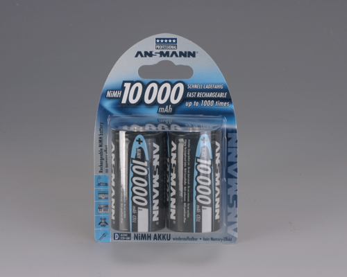 10000 Mah - Mono / D / Hr20 Nickel-Metal Hydride (Nimh)