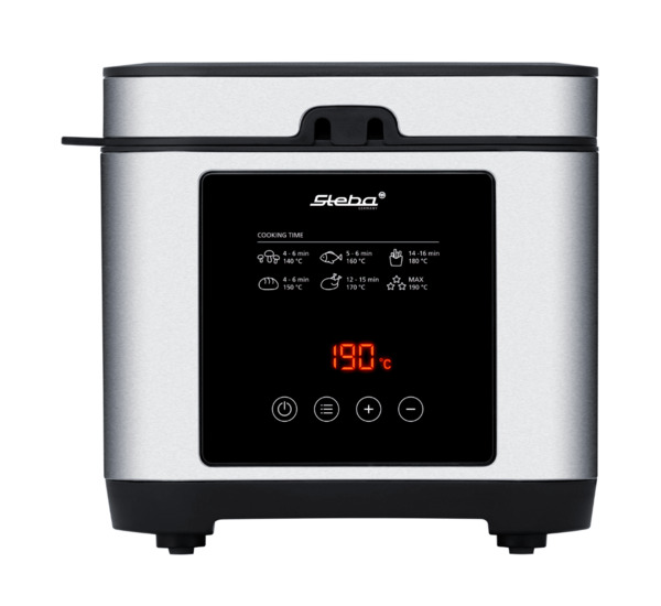 Steba DF 150 N Digital Deep Fryer 2.5 Liter 1200 Watt Stainless Steel / Black