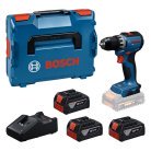 BOSCH Professional GSR18V-52 Akkuporakone 18 V, 3 x 5,0 Ah, L-BOXX