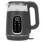 Adler AD 1305GS vattenkokare, 1,7 l, 2200 W, gr&aring;/silver