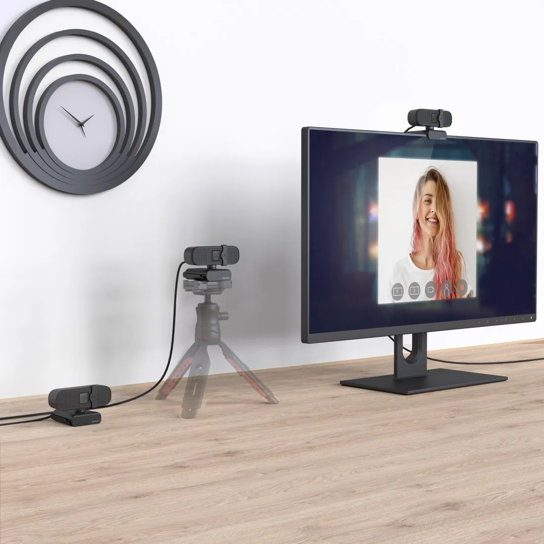 Hama C-400 Spy Full HD -web-kamera, musta