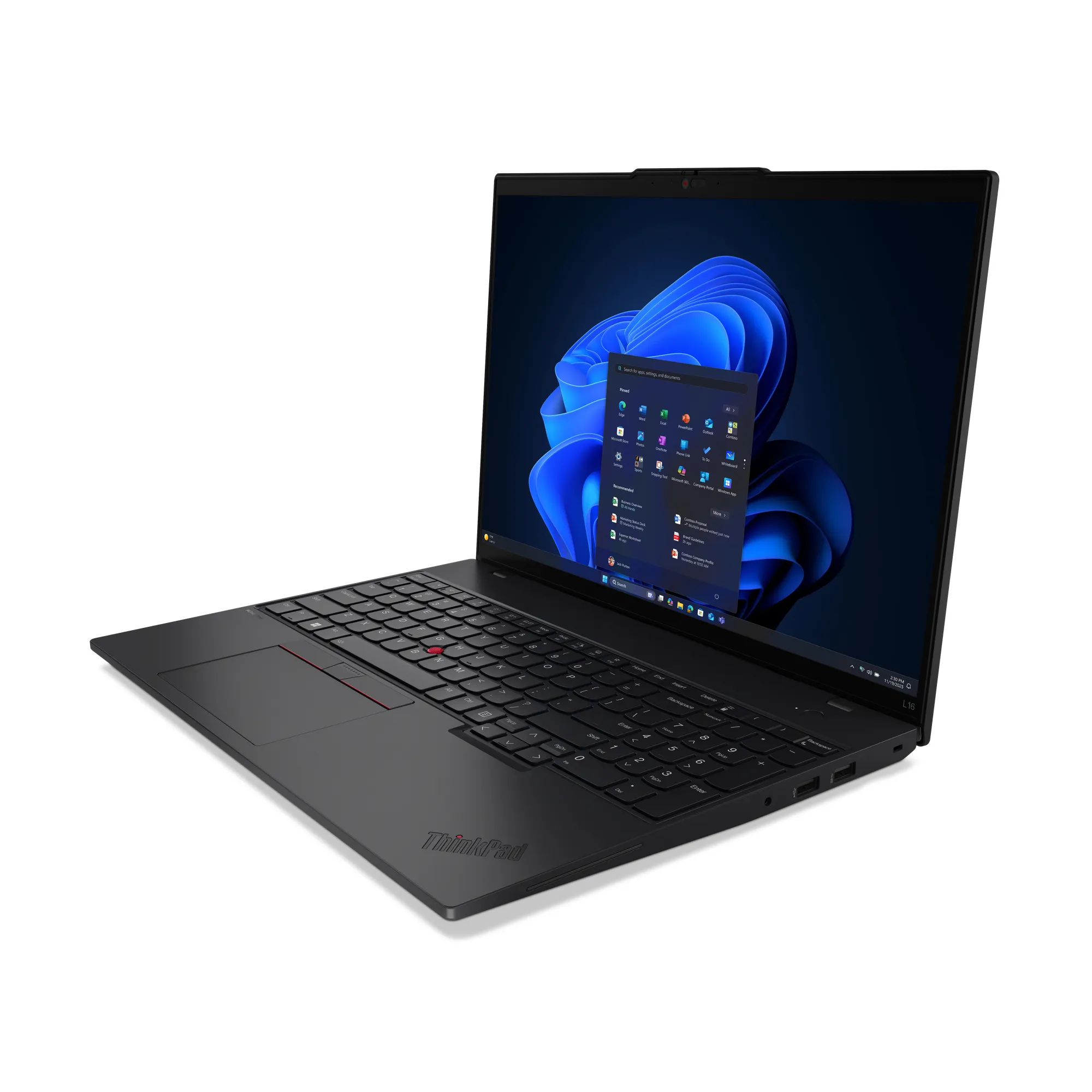 Lenovo ThinkPad L16 Gen 2 (AMD) 16" PRO 215, 16 GB, 512 GB SSD, Win 11 Pro - bärbar dator, Svart