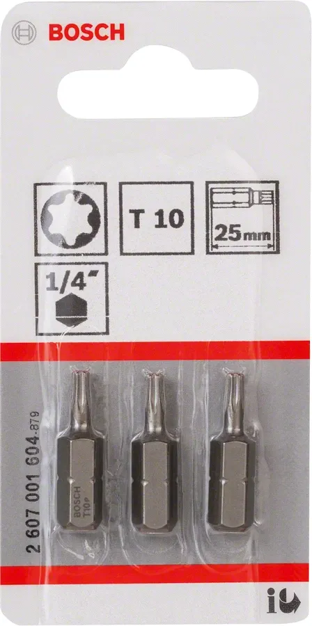 Bosch 3ST Torxschr.Bit T10 XH 25mm