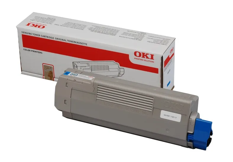 OKI 44315307 -laserv&auml;rikasetti, cyan