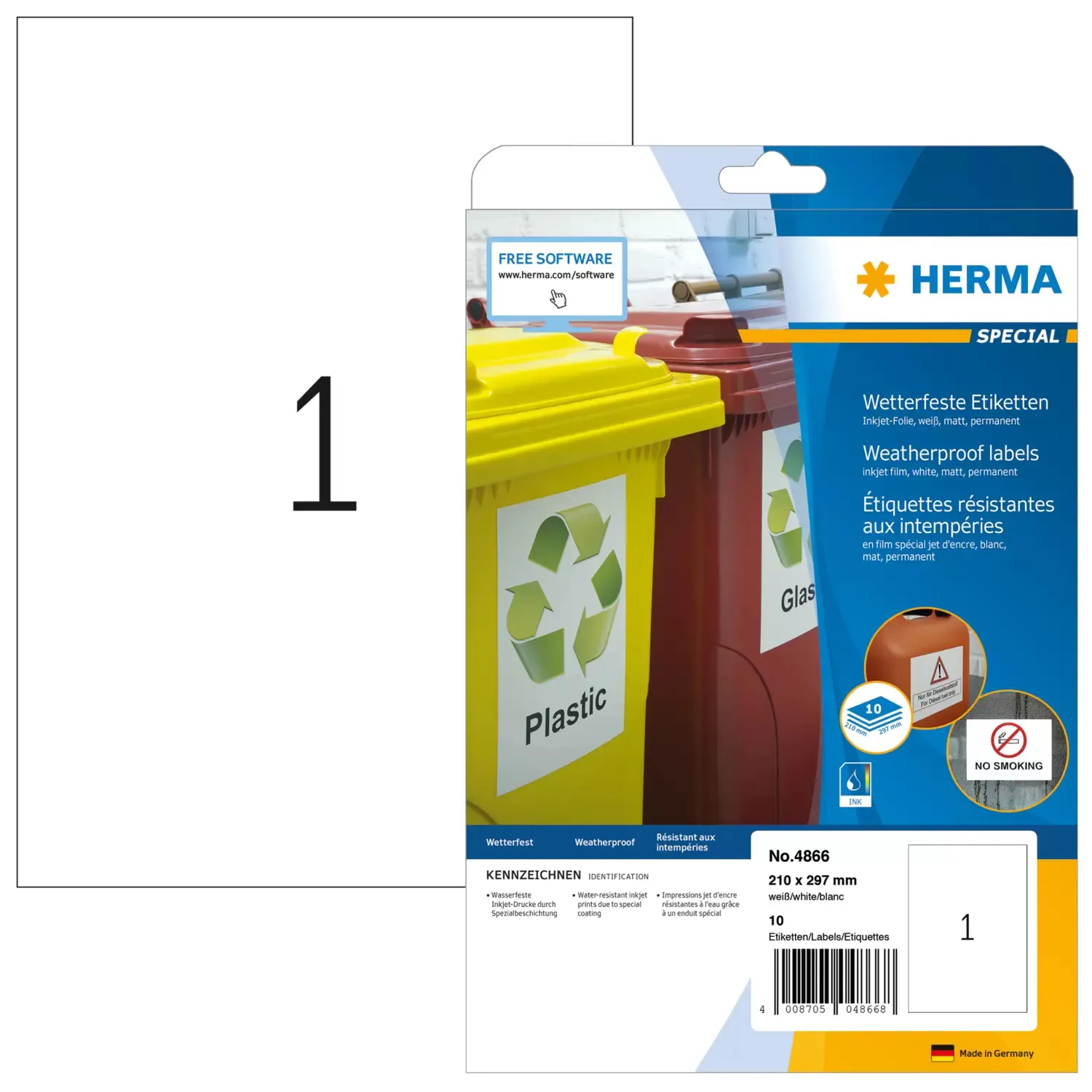 Herma label weatherproof 210x297 (10)