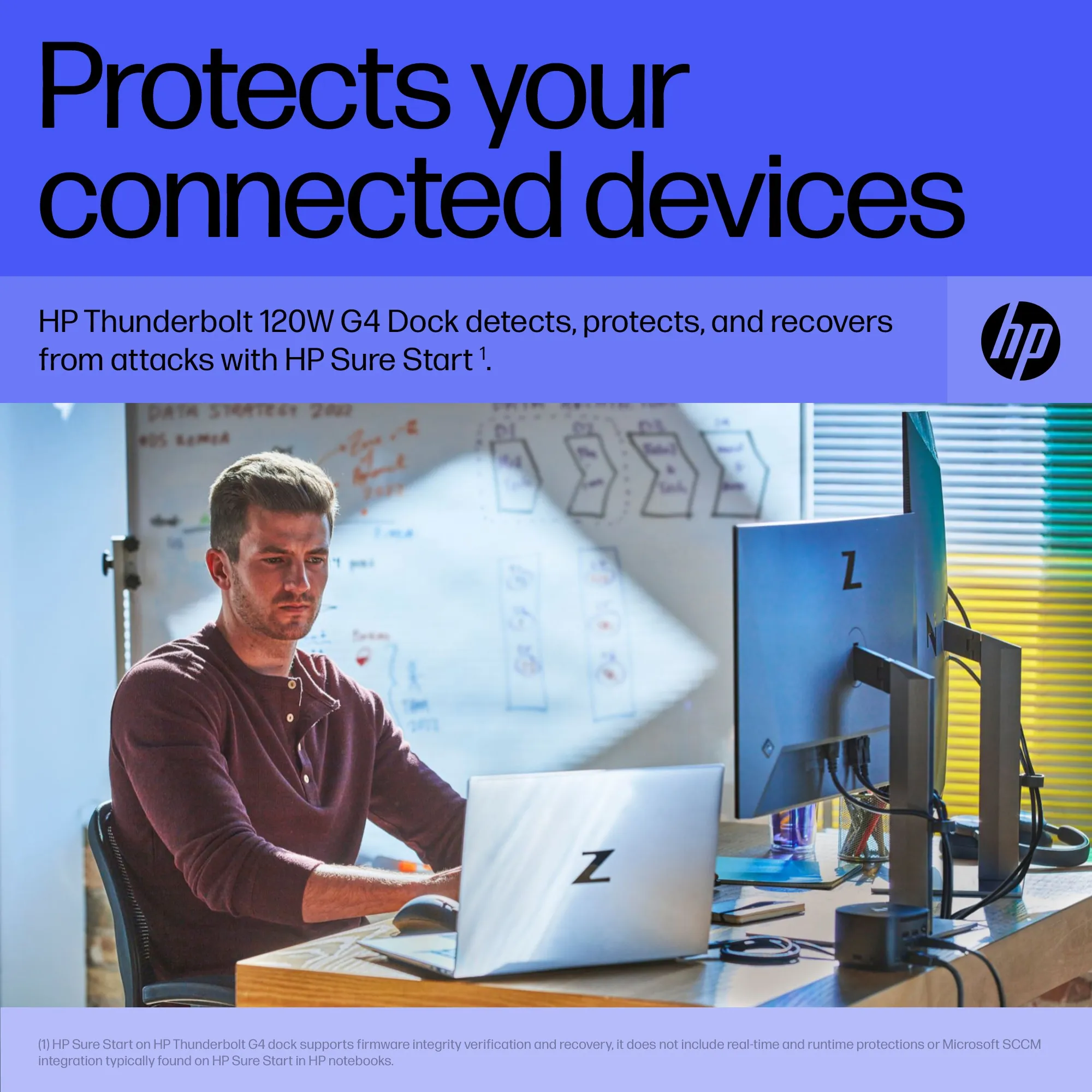 HP TB 120W G4 Dock EMEA - INTL English Loc - Euro plug