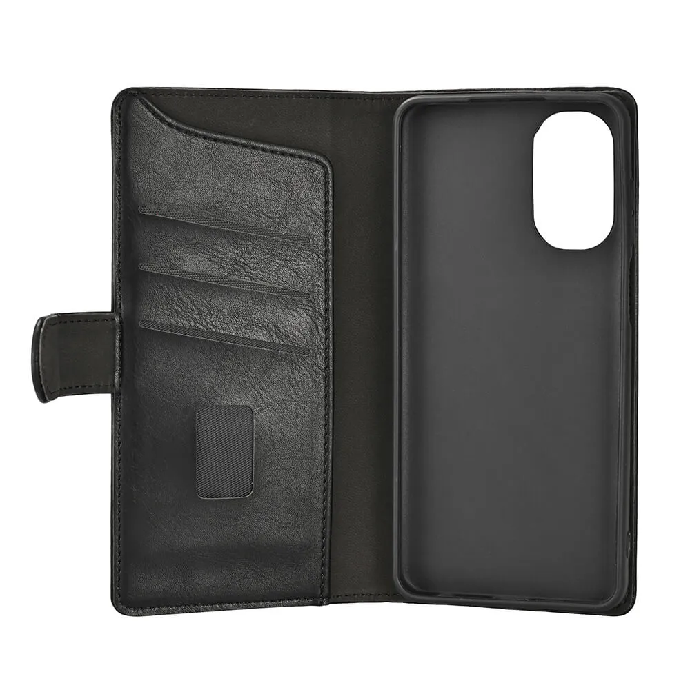 GEAR Wallet, Moto G62 -lompakkokotelo, Musta