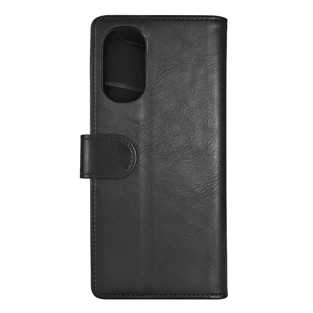 GEAR Wallet, Moto G62 -lompakkokotelo, Musta
