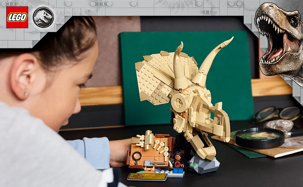 LEGO Jurassic World Dinosaur Fossils: Triceratops Skull 76969