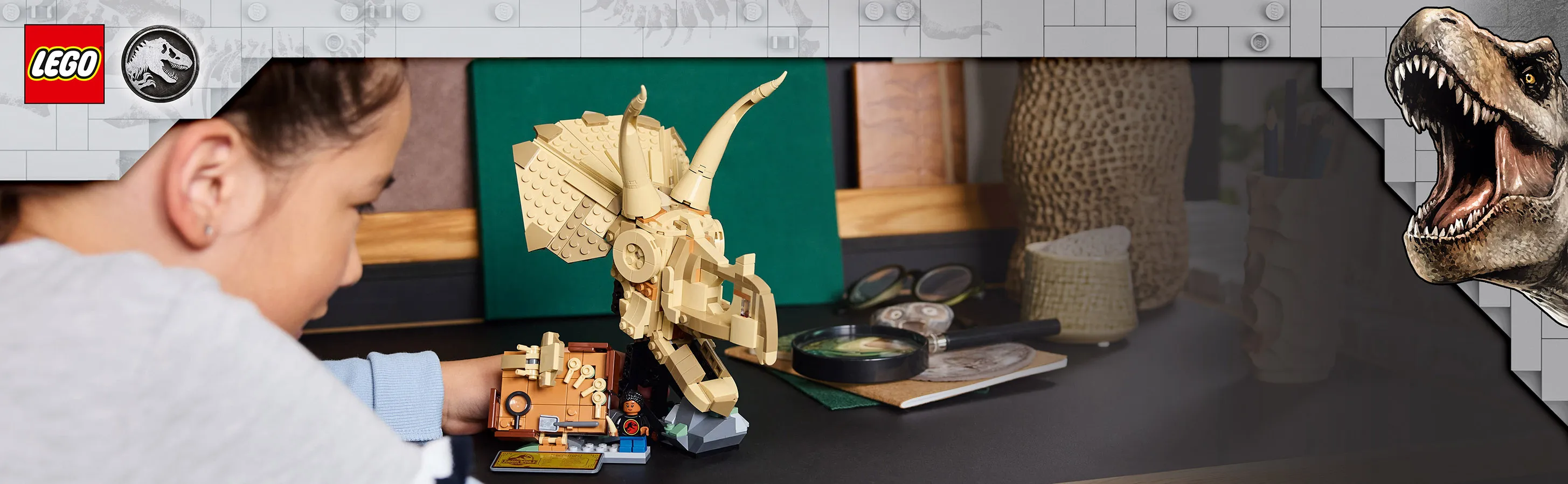 LEGO Jurassic World Dinosaur Fossils: Triceratops Skull 76969