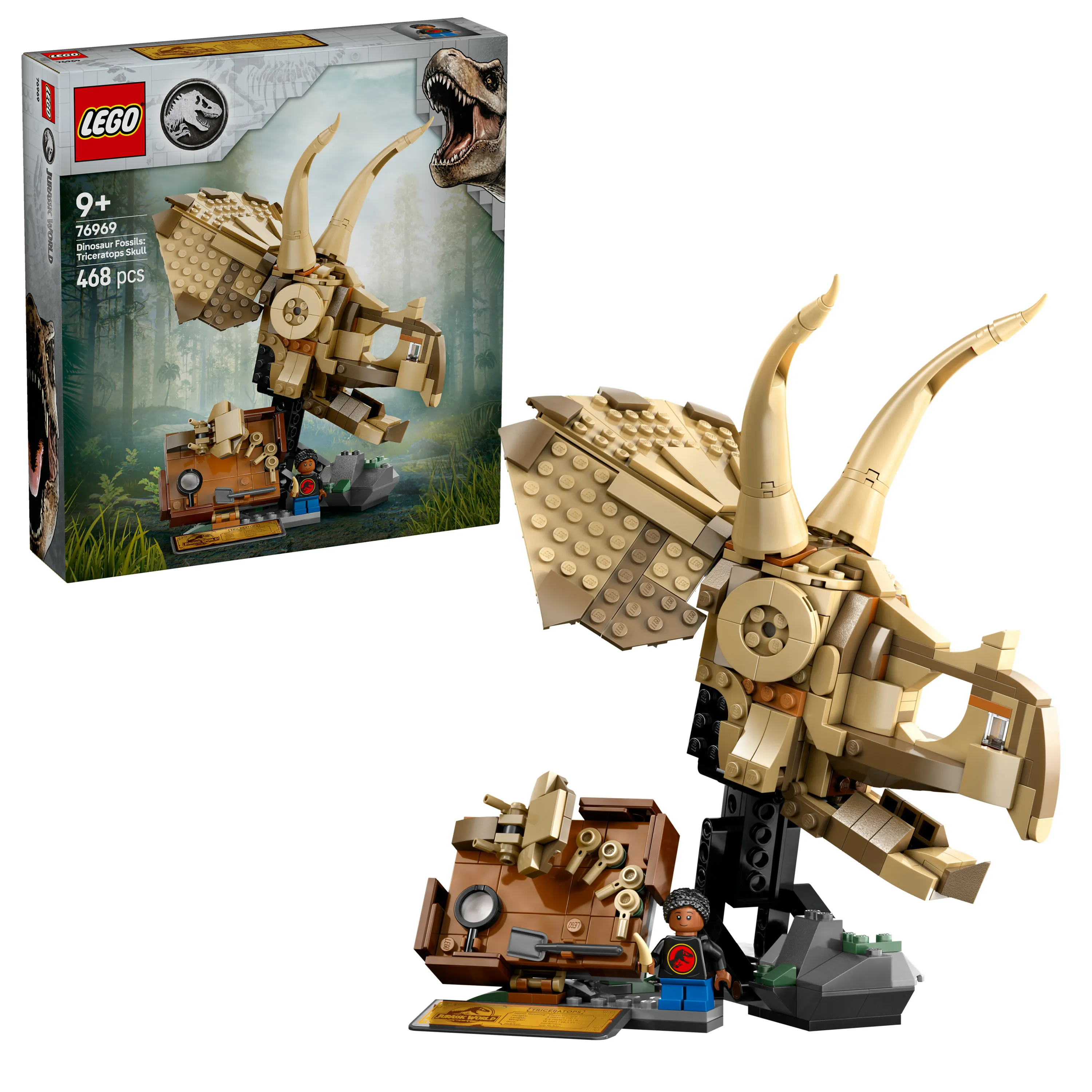LEGO Jurassic World Dinosaur Fossils: Triceratops Skull 76969