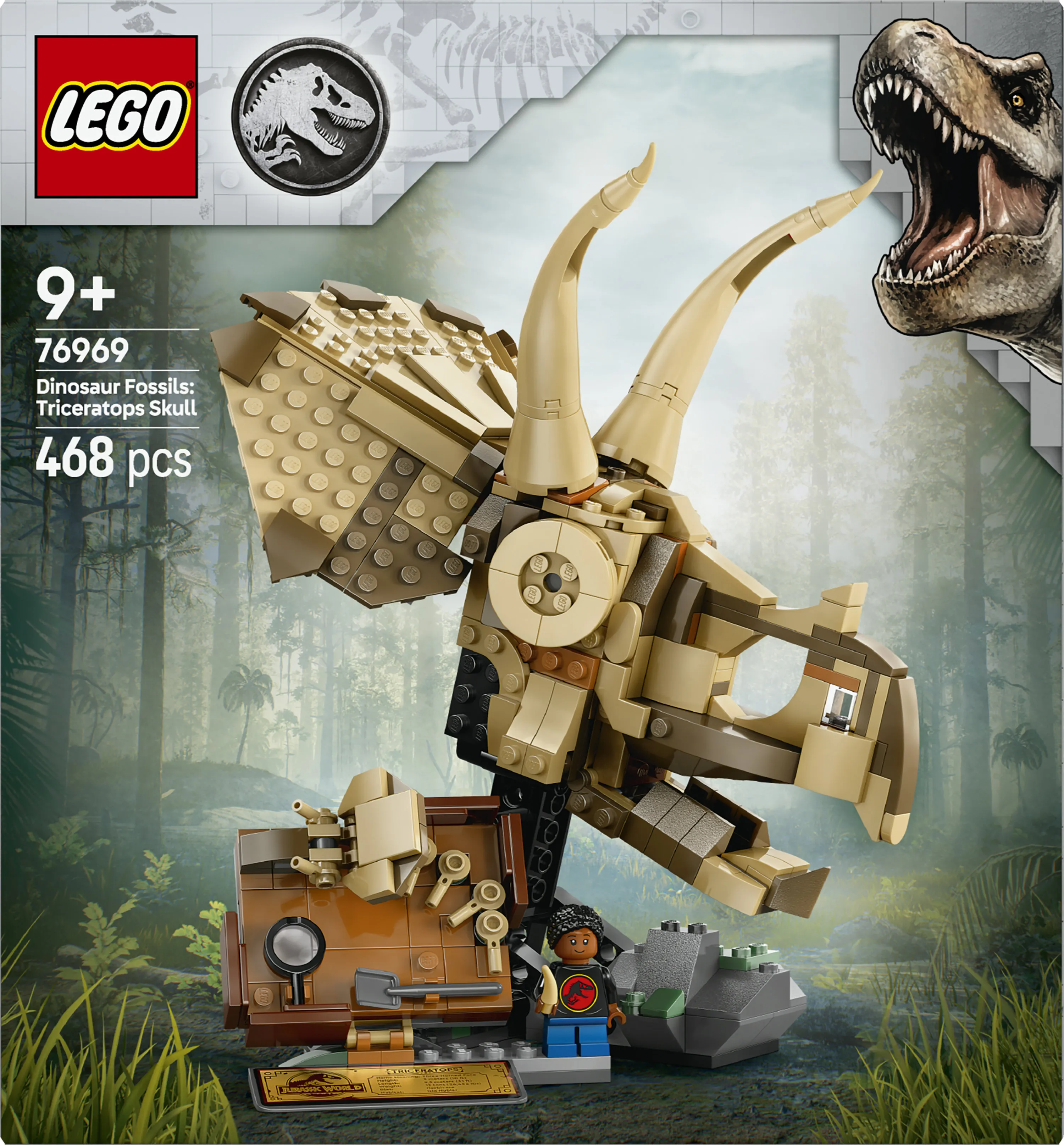 LEGO Jurassic World Dinosaur Fossils: Triceratops Skull 76969