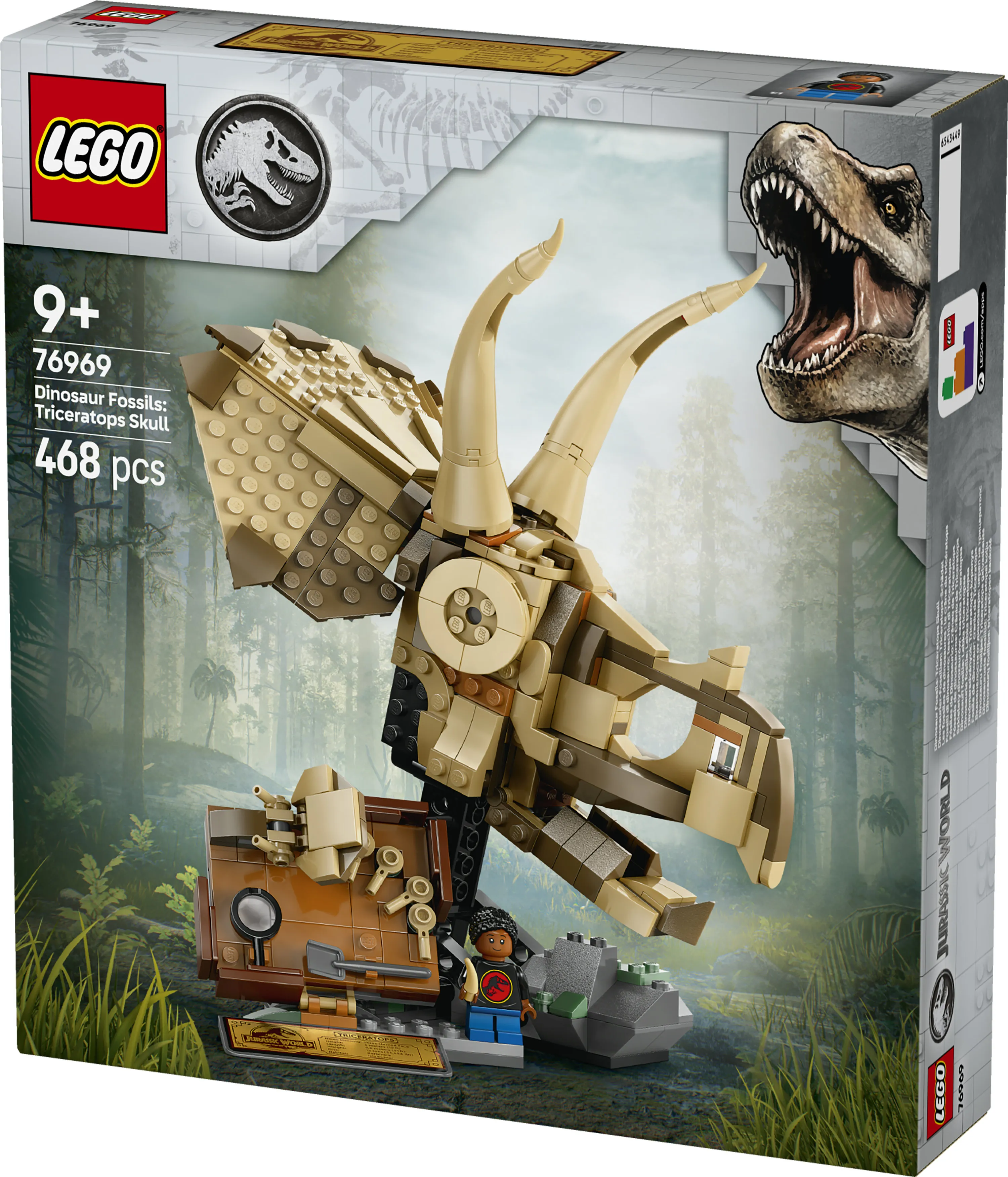 LEGO Jurassic World Dinosaur Fossils: Triceratops Skull 76969