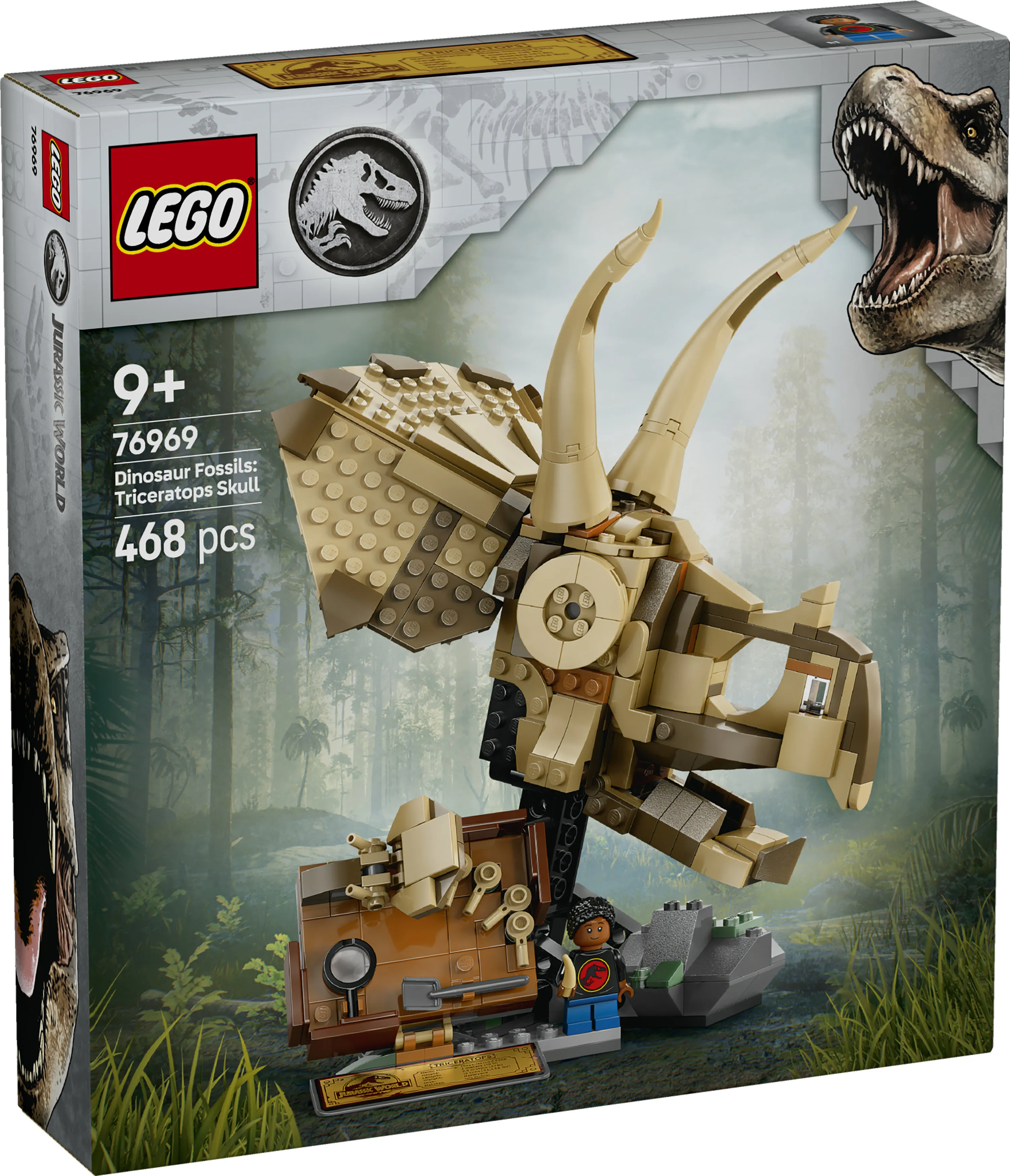 LEGO Jurassic World Dinosaur Fossils: Triceratops Skull 76969