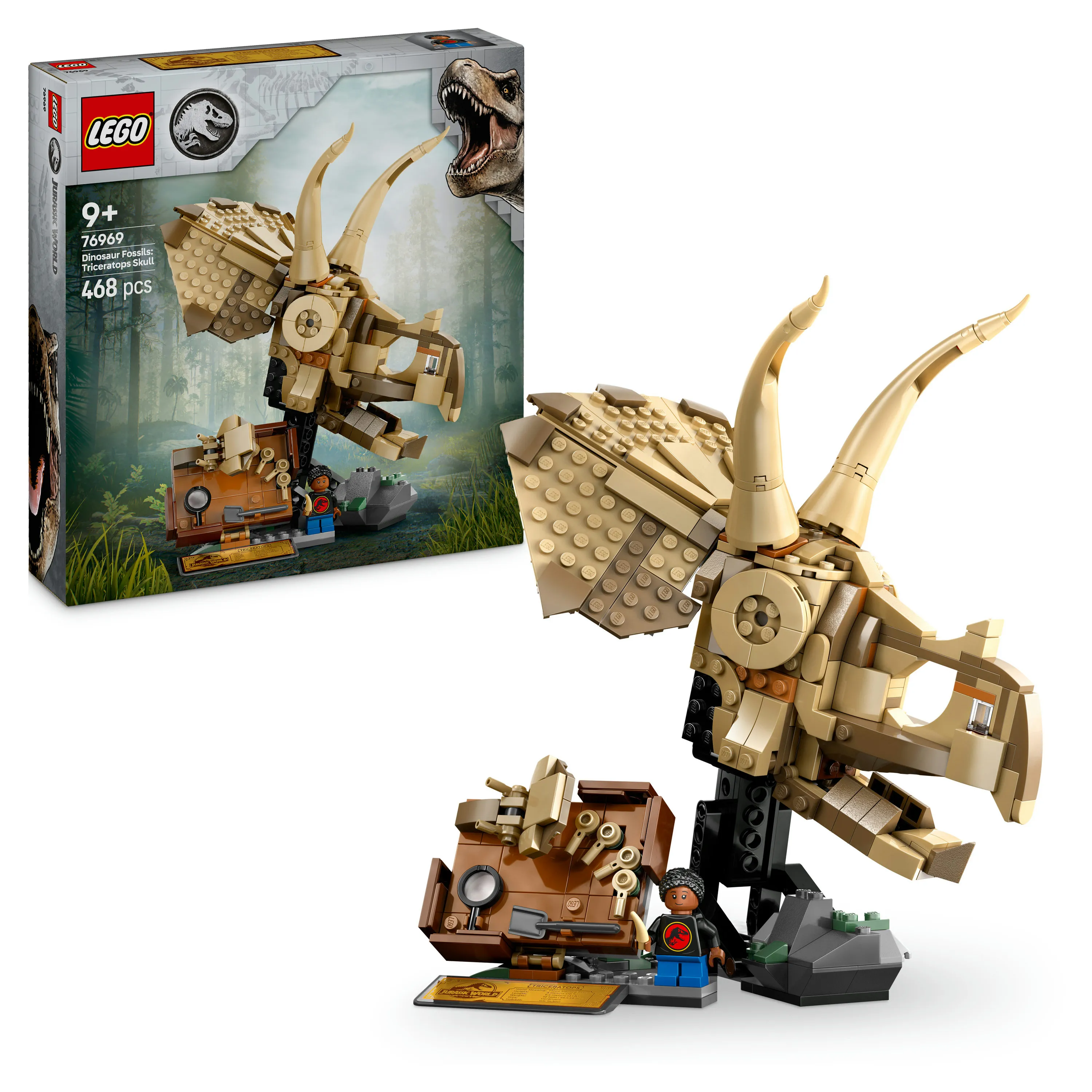 LEGO Jurassic World Dinosaur Fossils: Triceratops Skull 76969