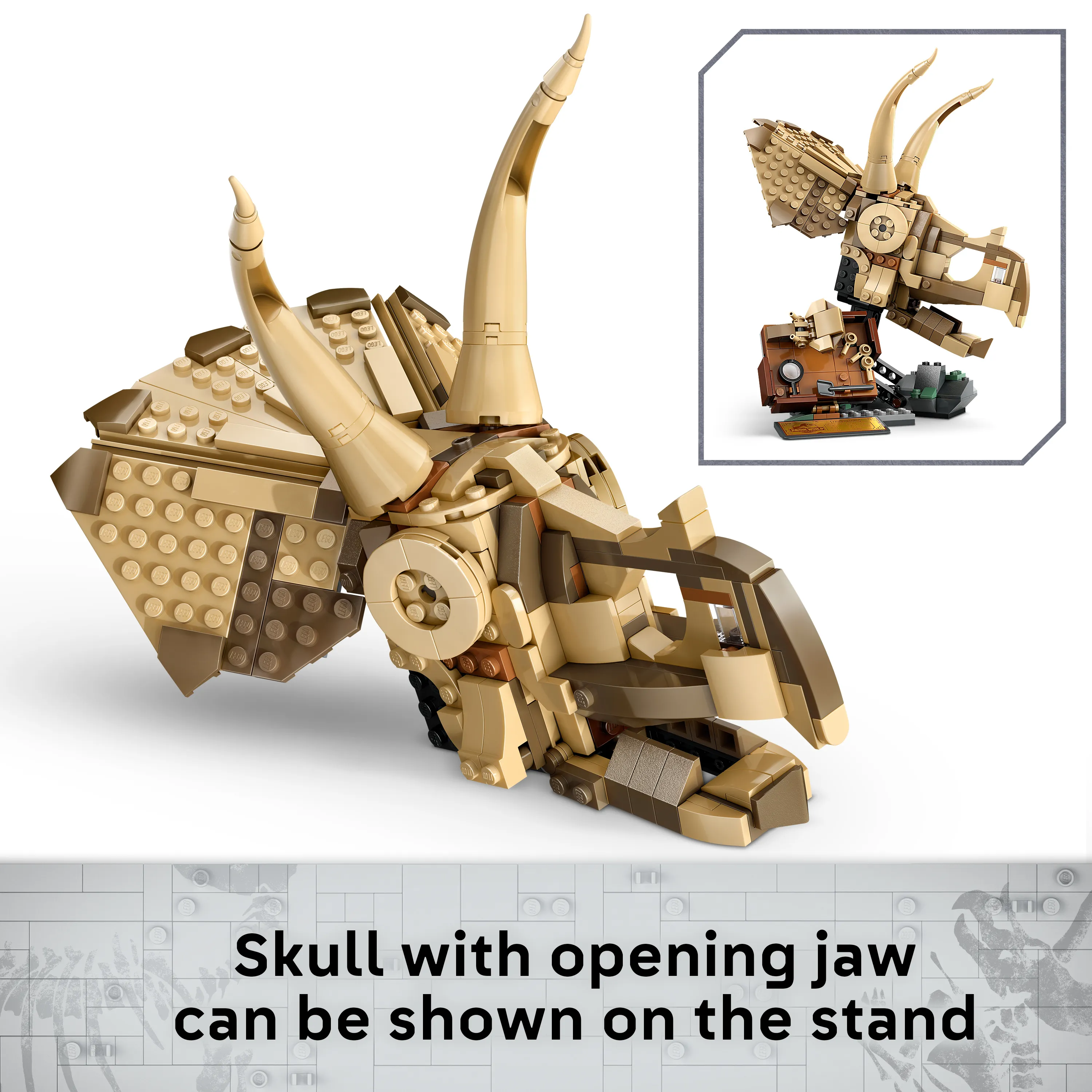 LEGO Jurassic World Dinosaur Fossils: Triceratops Skull 76969