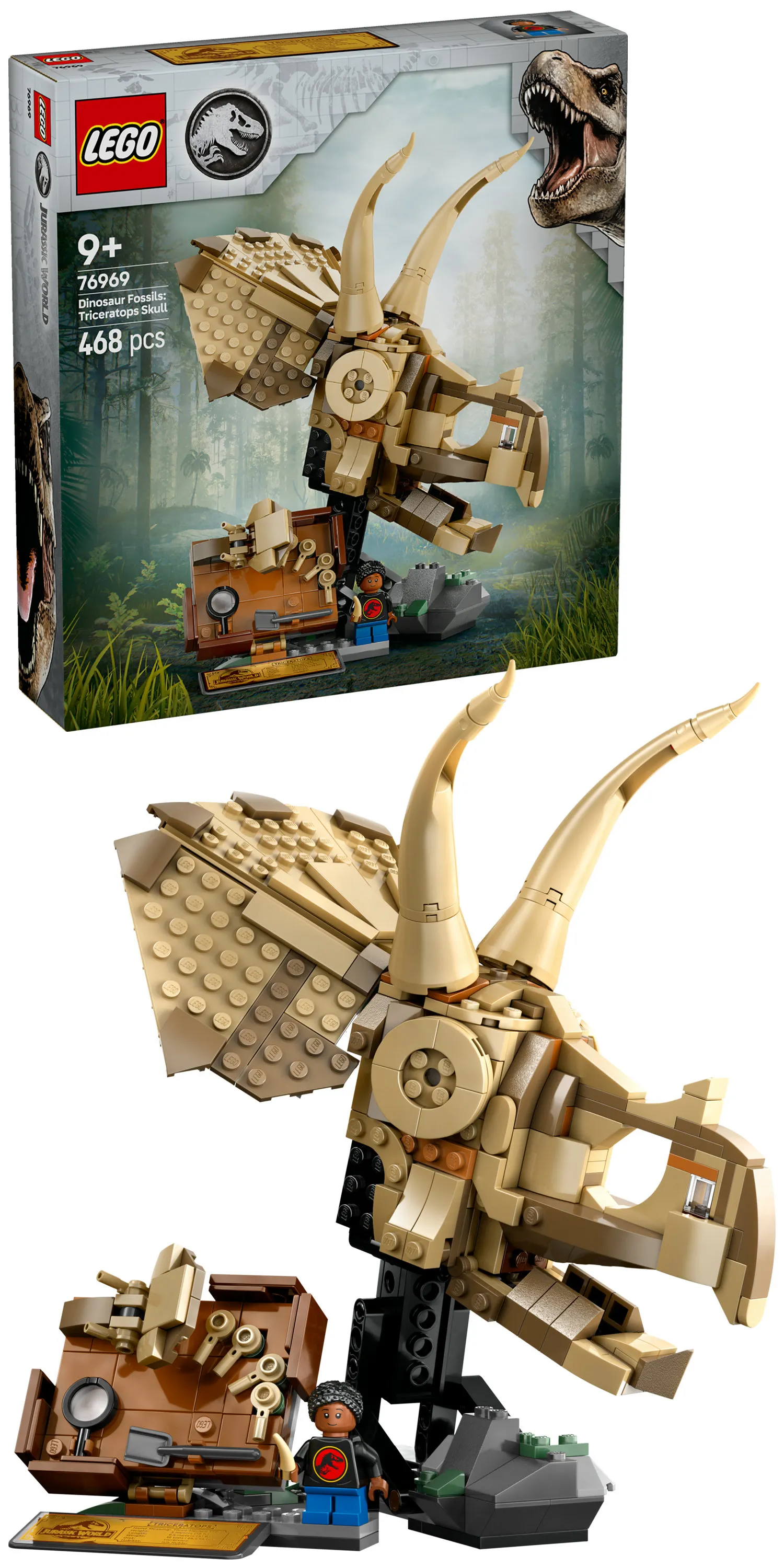 LEGO Jurassic World Dinosaur Fossils: Triceratops Skull 76969