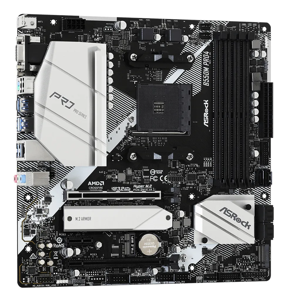 ASRock B550M Pro 4 mATX-emolevy