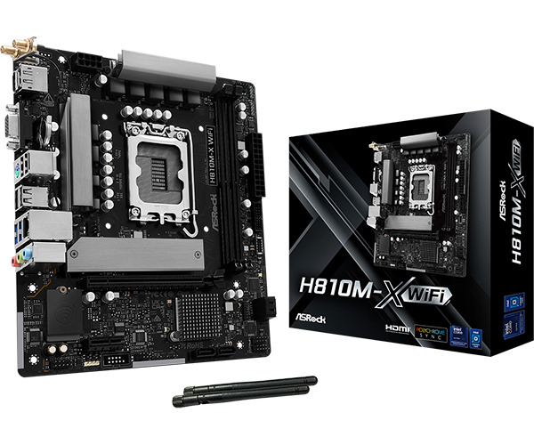 ASRock H810M-X WiFi LGA1851 mATX moderkort