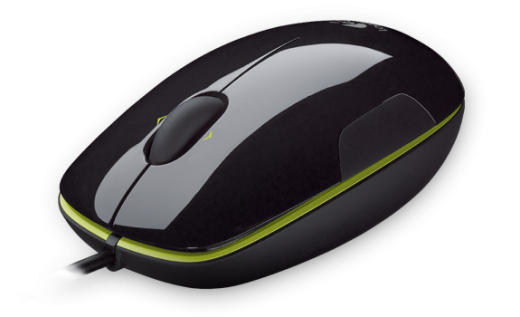 Logitech M150 - mouse, Black/Yellow