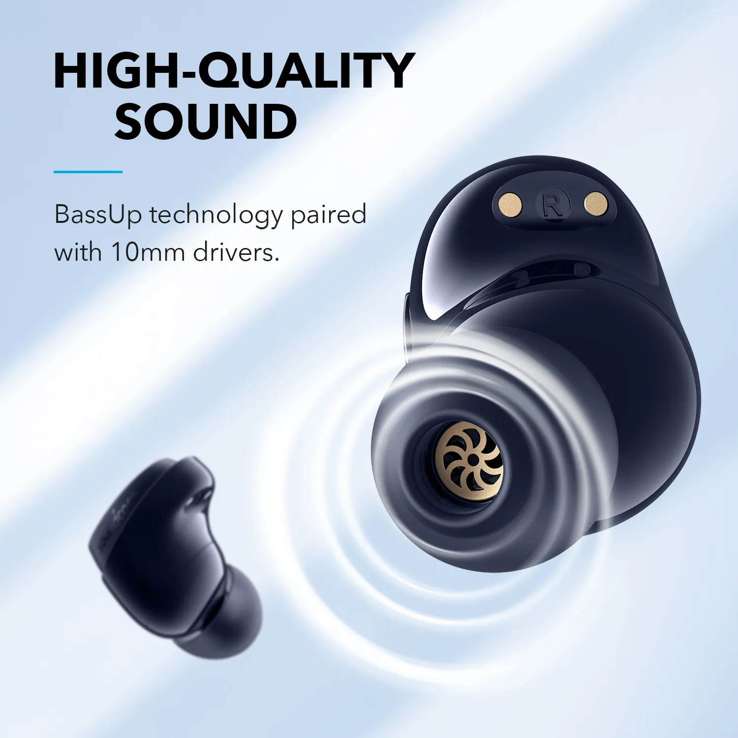 Anker Soundcore Dot 3i V2 - wireless earbuds, black