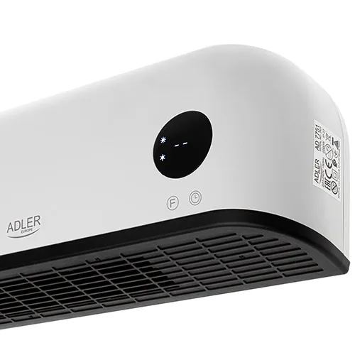 ADLER AD 7751 LED-luftrid&aring;v&auml;rmare, 2000 W, vit