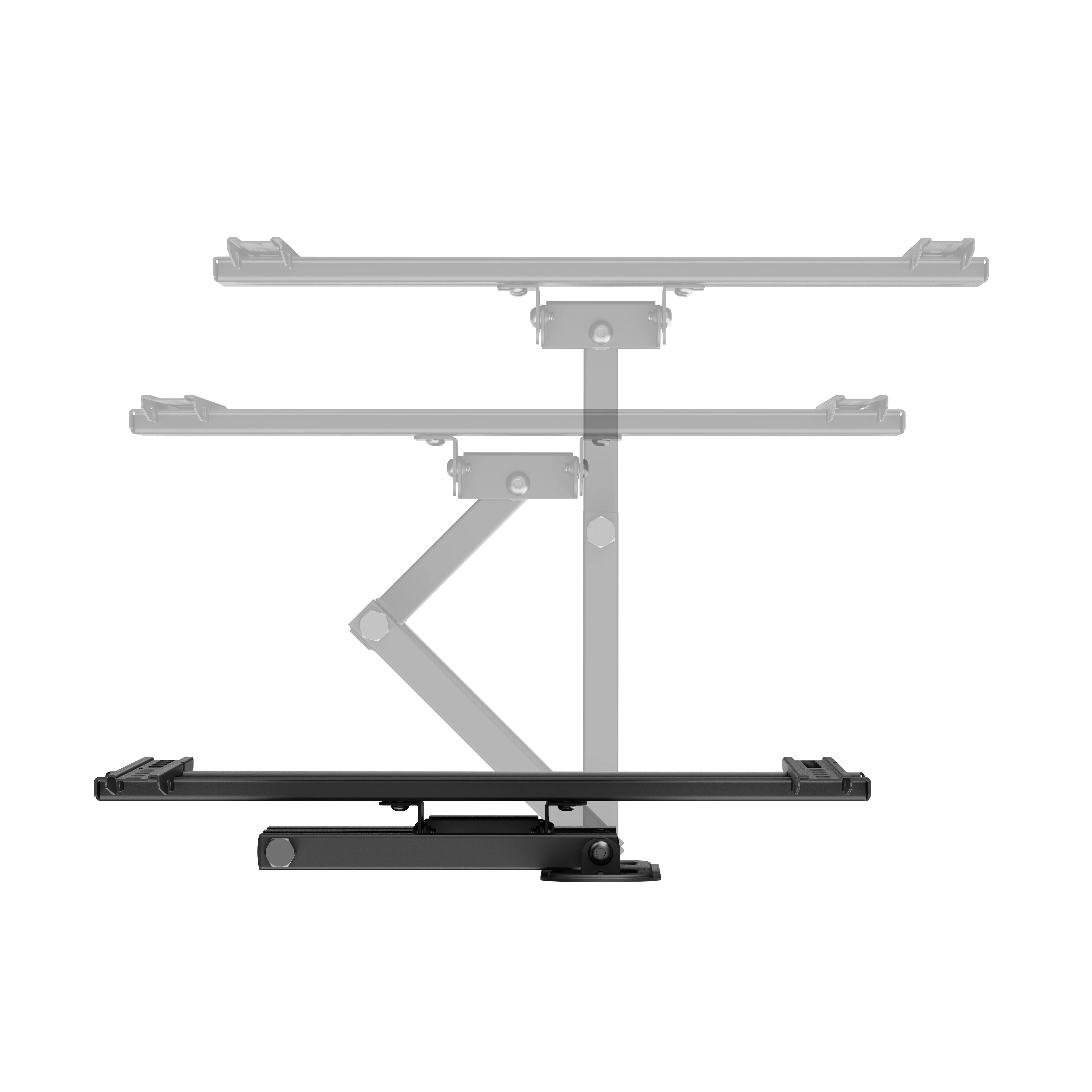 DELTACO ARM-1200-B TV-sein&auml;teline, 32-65", Full Motion, 35 kg, Musta
