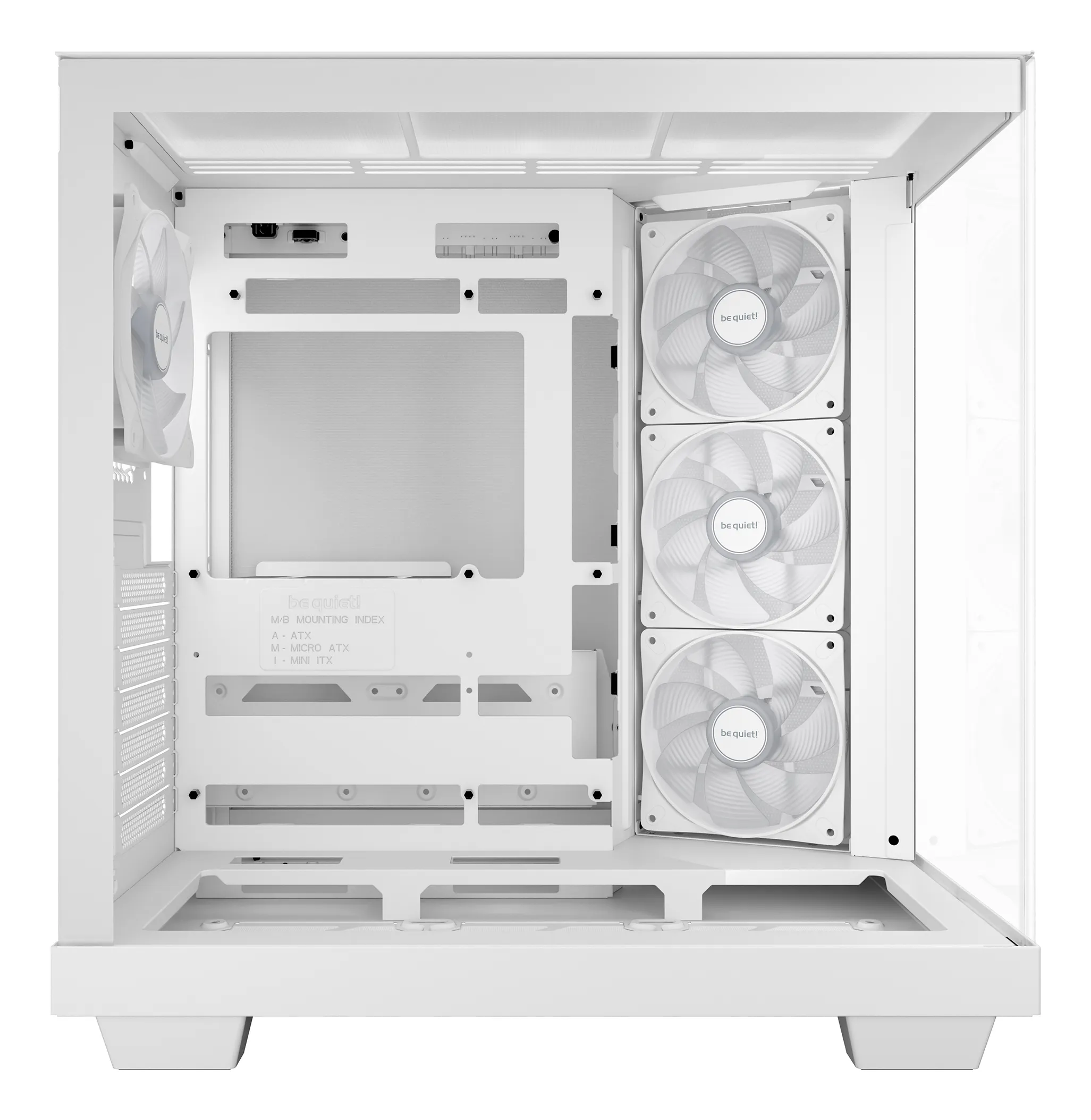 Be Quiet! Light Base 500 LX Midi-Tower Case with RGB lighting, White