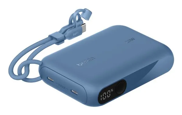 10k PD20W Pwr Bank w Display Blue