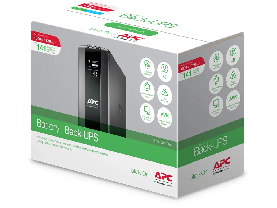 Back UPS Pro BR 1300VA 8 Out AVR