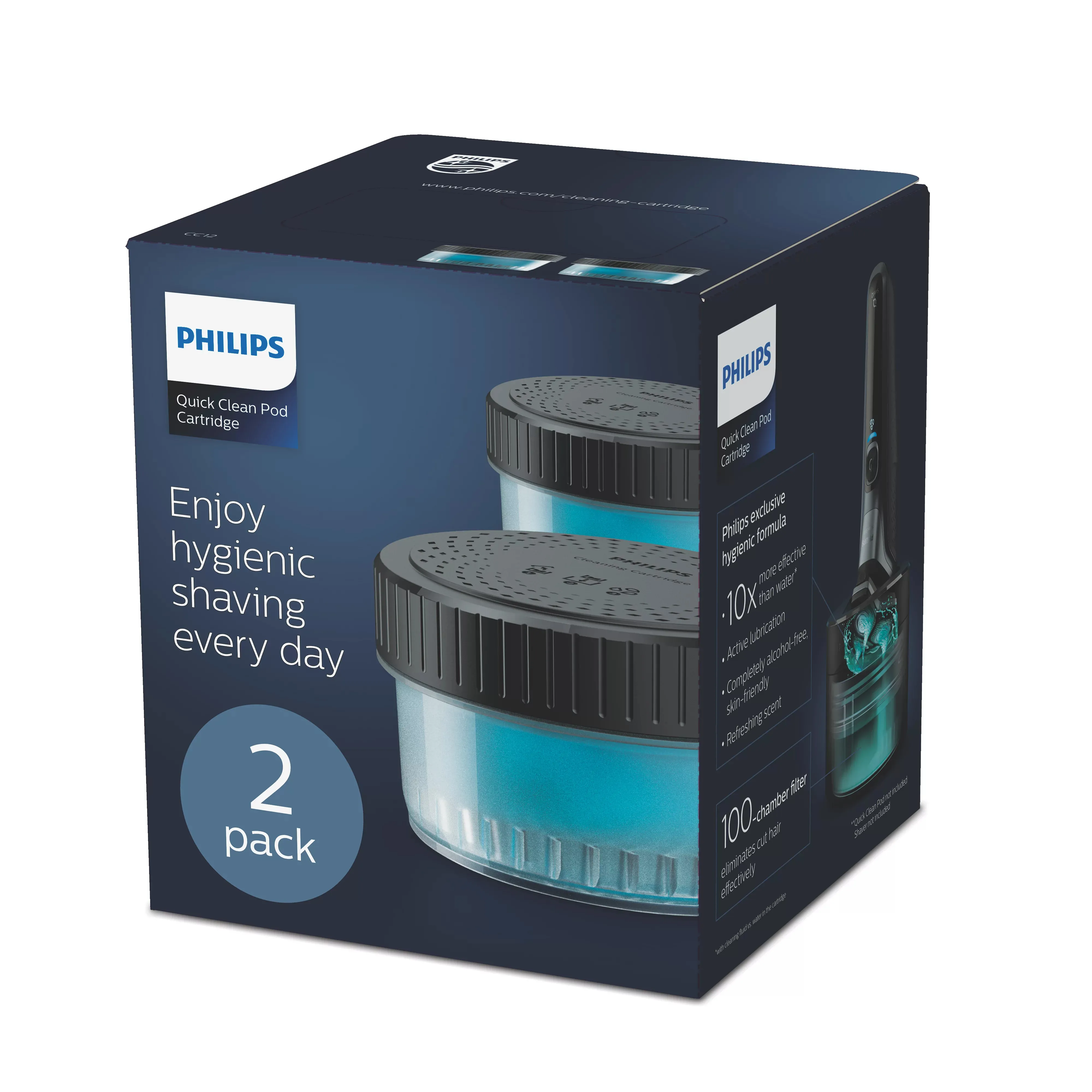 PHILIPS QUICKCLEAN CLEANING CARTRIDGE 2-PACK