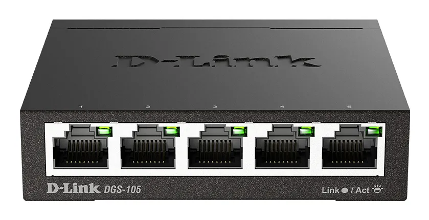 D-Link DGS-105/E 5-port Gigabit - Switch