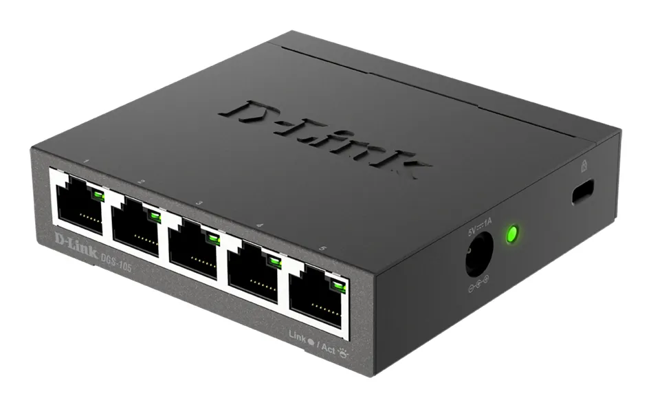 D-Link DGS-105/E 5-port Gigabit - Switch