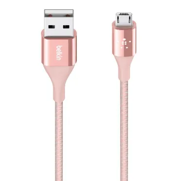 Belkin MIXIT DuraTek USB A - Micro-USB B cable, 1.2 m, Pink