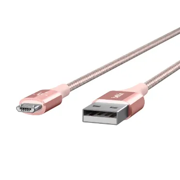 Belkin MIXIT DuraTek USB A - Micro-USB B cable, 1.2 m, Pink