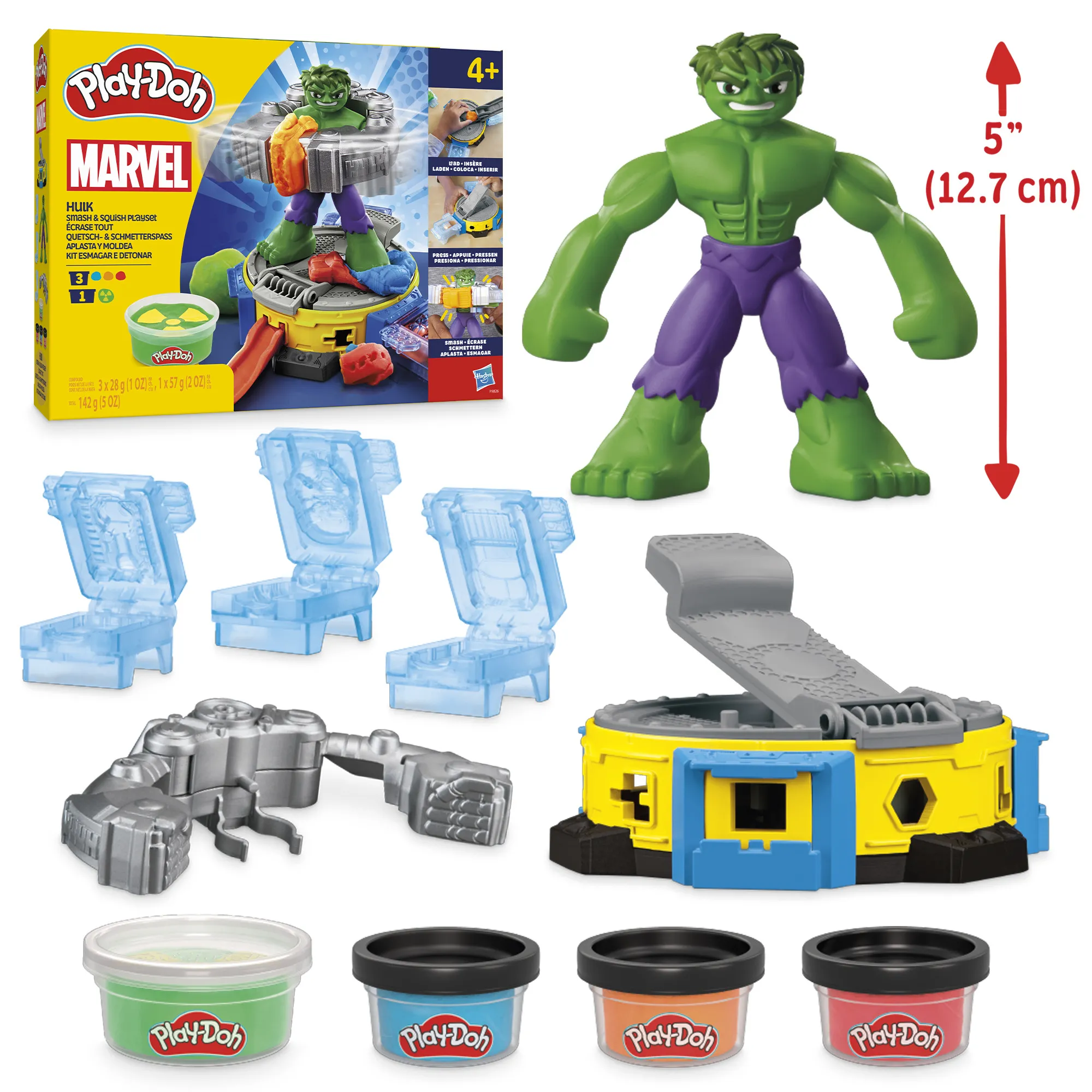 Play-Doh Marvel Hulk &amp; Squish Playset