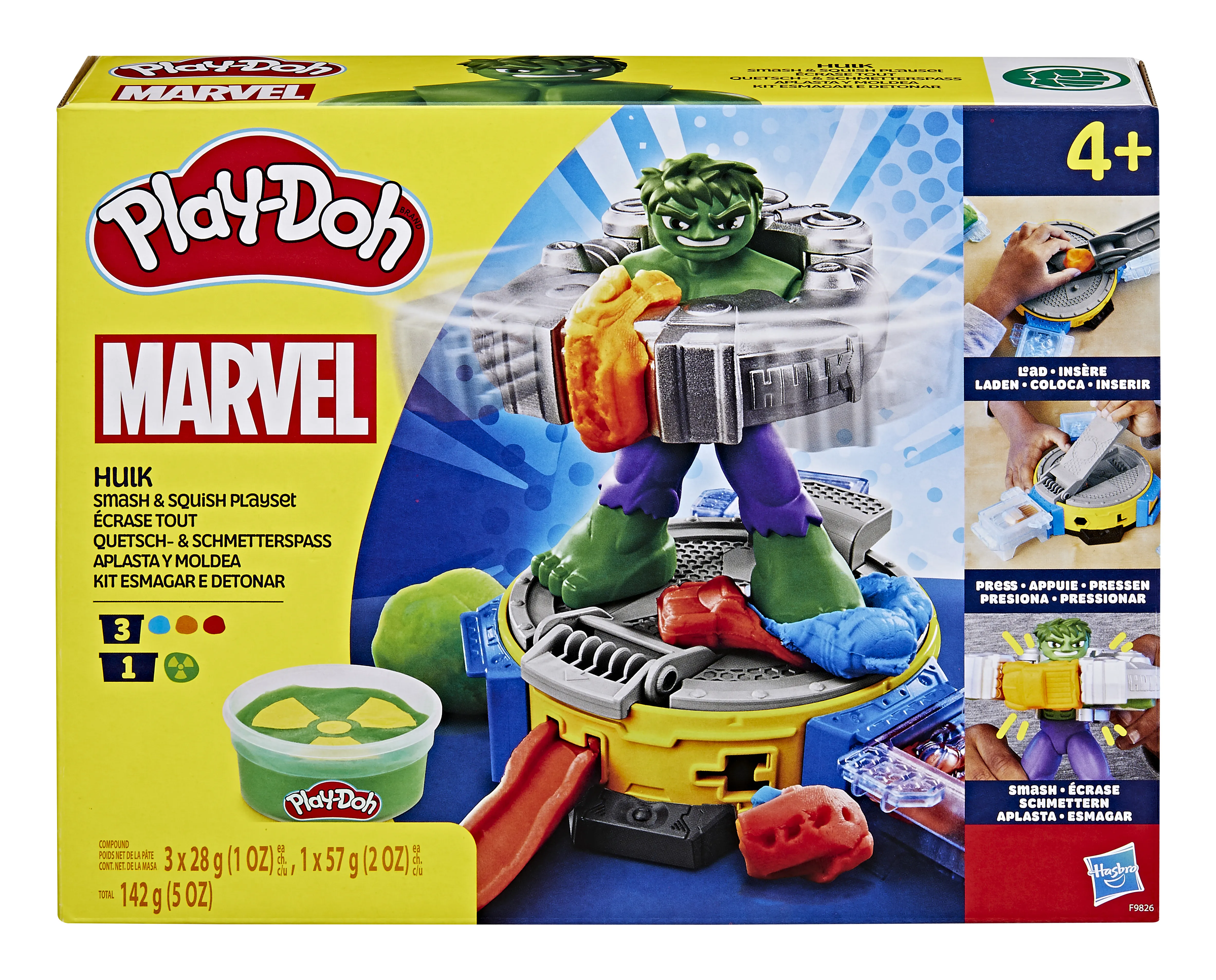Play-Doh Marvel Hulk &amp; Squish Playset