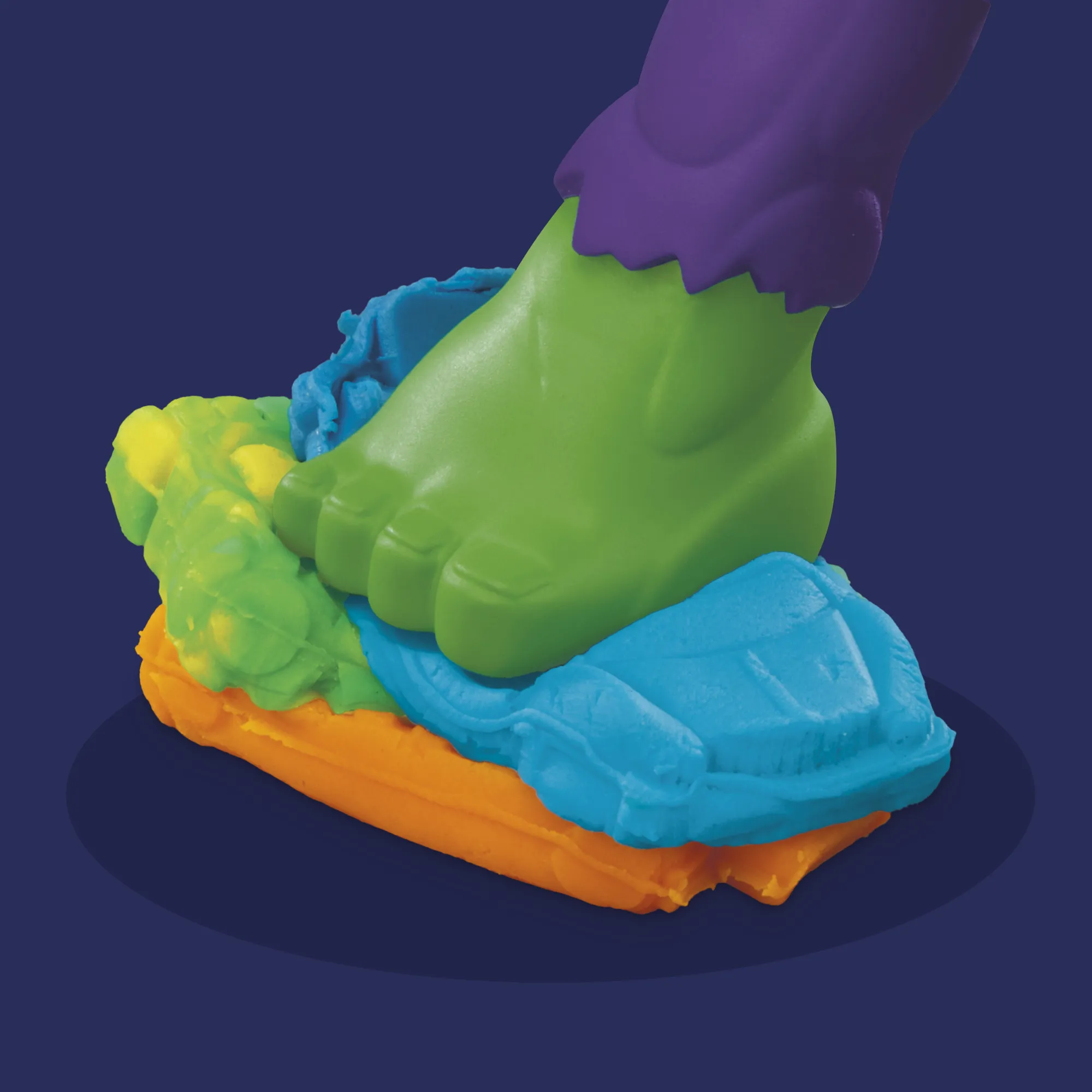 Play-Doh Marvel Hulk &amp; Squish Playset