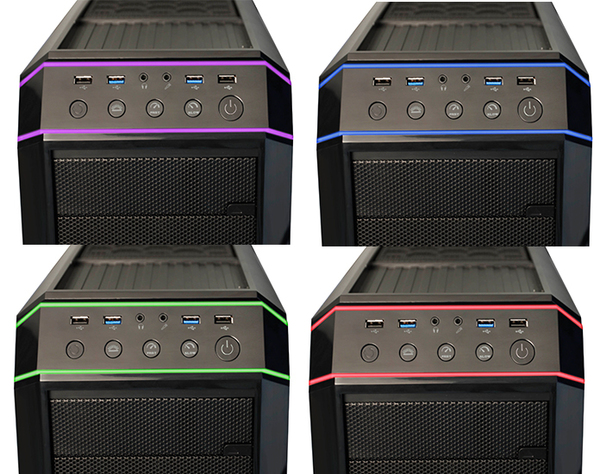 Chieftec ATX gaming tower case black