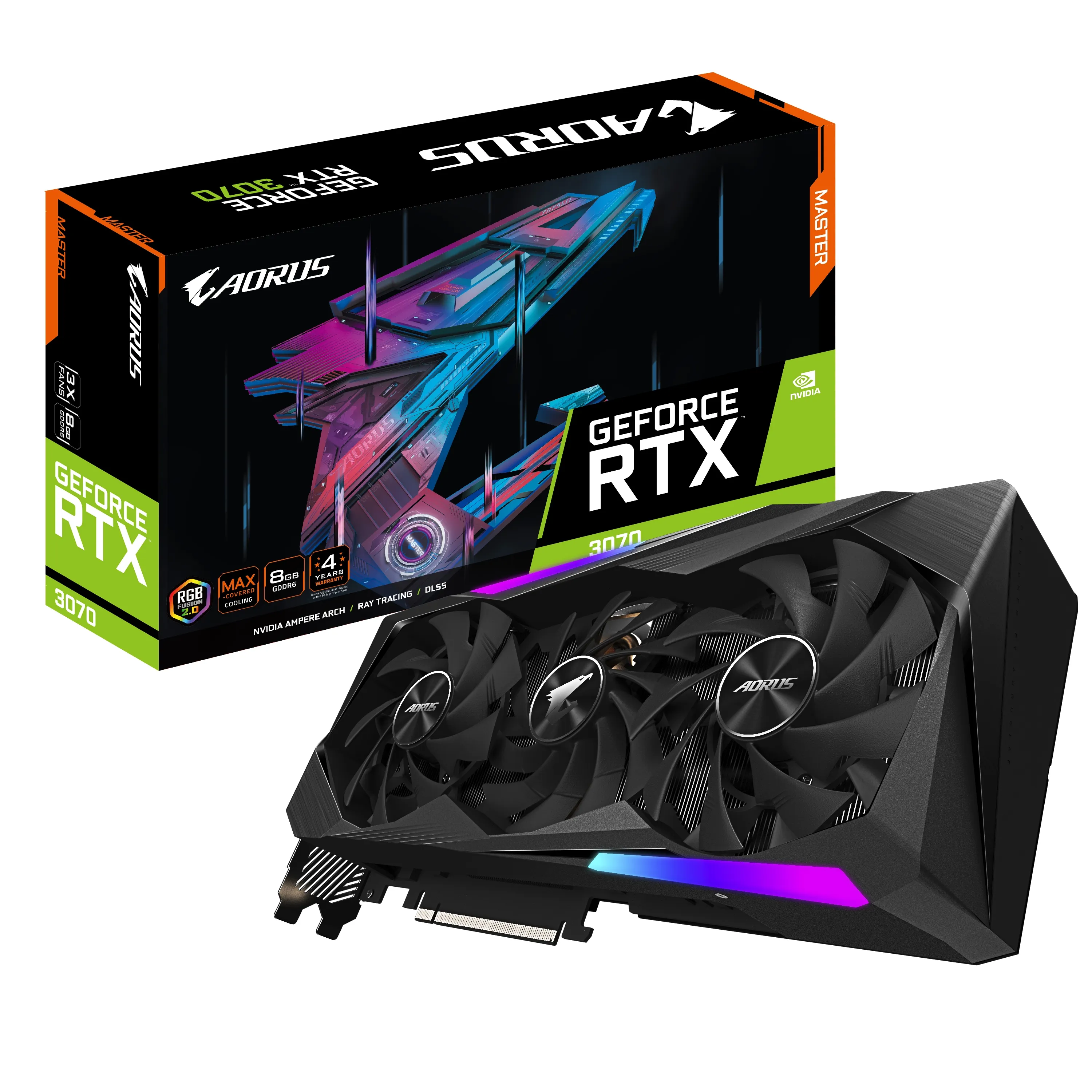 Gigabyte GeForce RTX 3070 AORUS Master 8GB - Graphics card