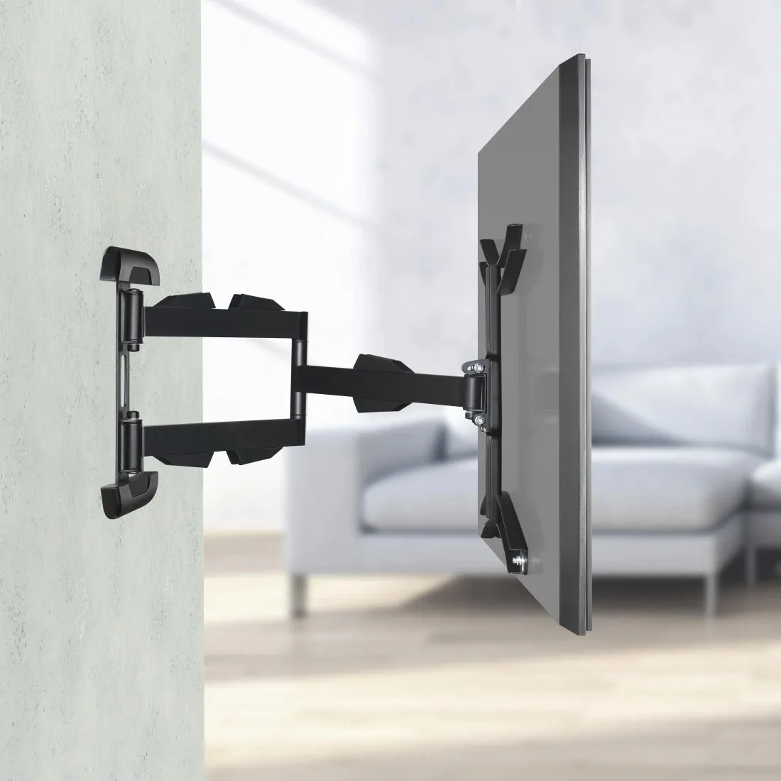 Hama -sein&auml;teline yhdelle n&auml;yt&ouml;lle 32-65", t&auml;ysin liikuteltava, 25 kg, musta