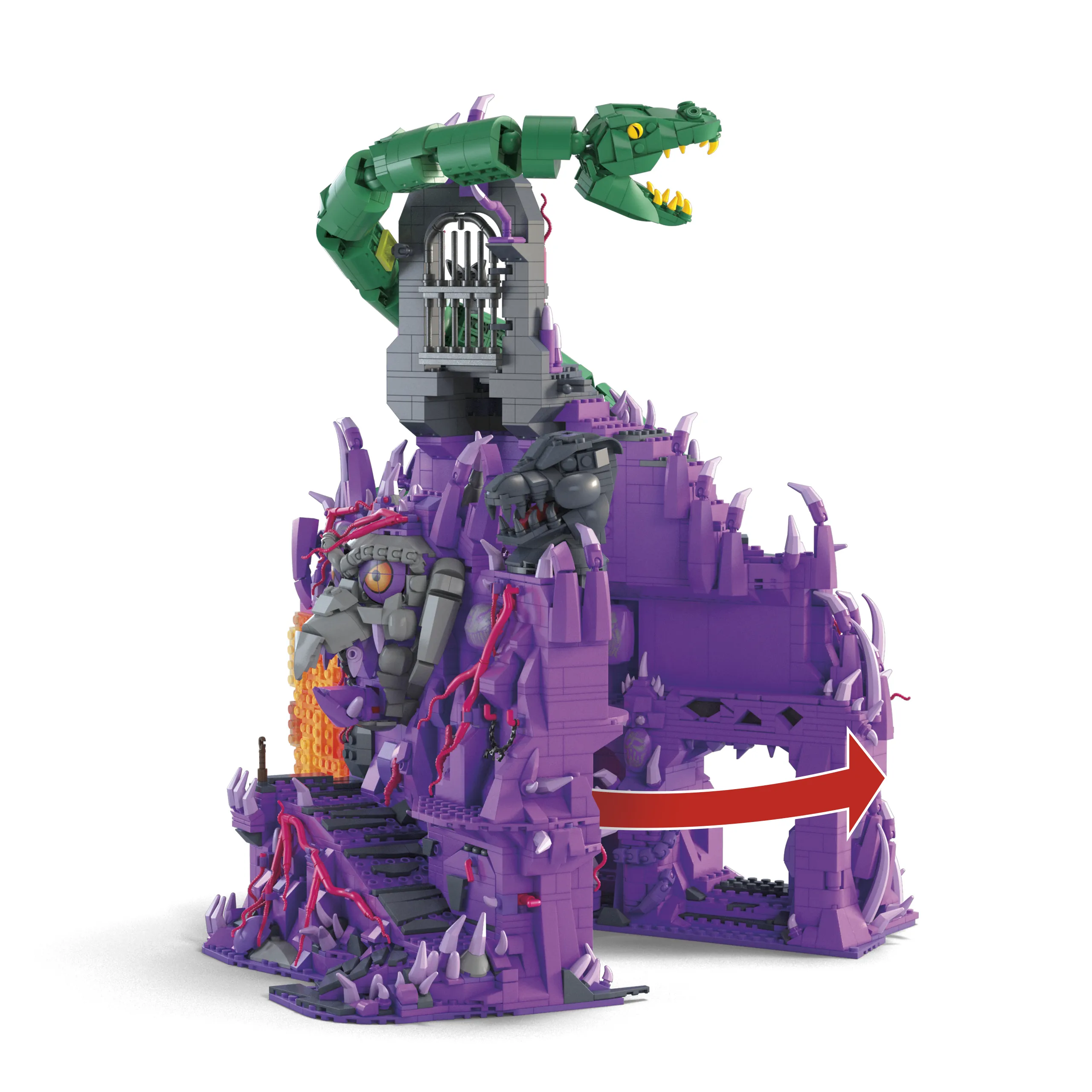 Mega Construx Masters of the Universe Origins Snake Mountain Construction Toy