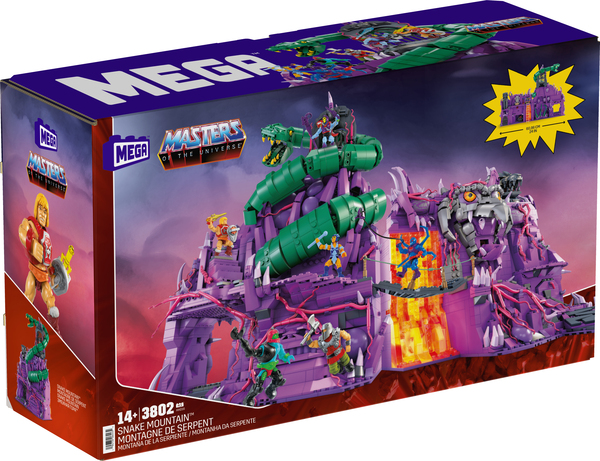 Mega Construx Masters of the Universe Origins Snake Mountain Construction Toy