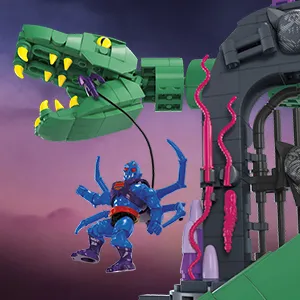 Mega Construx Masters of the Universe Origins Snake Mountain Construction Toy