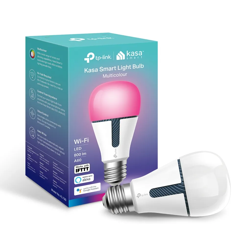 TP-Link Kasa KL130 Smart Wi-Fi LED Bulb A60 E27 2.4GHz 802.11b/g/n