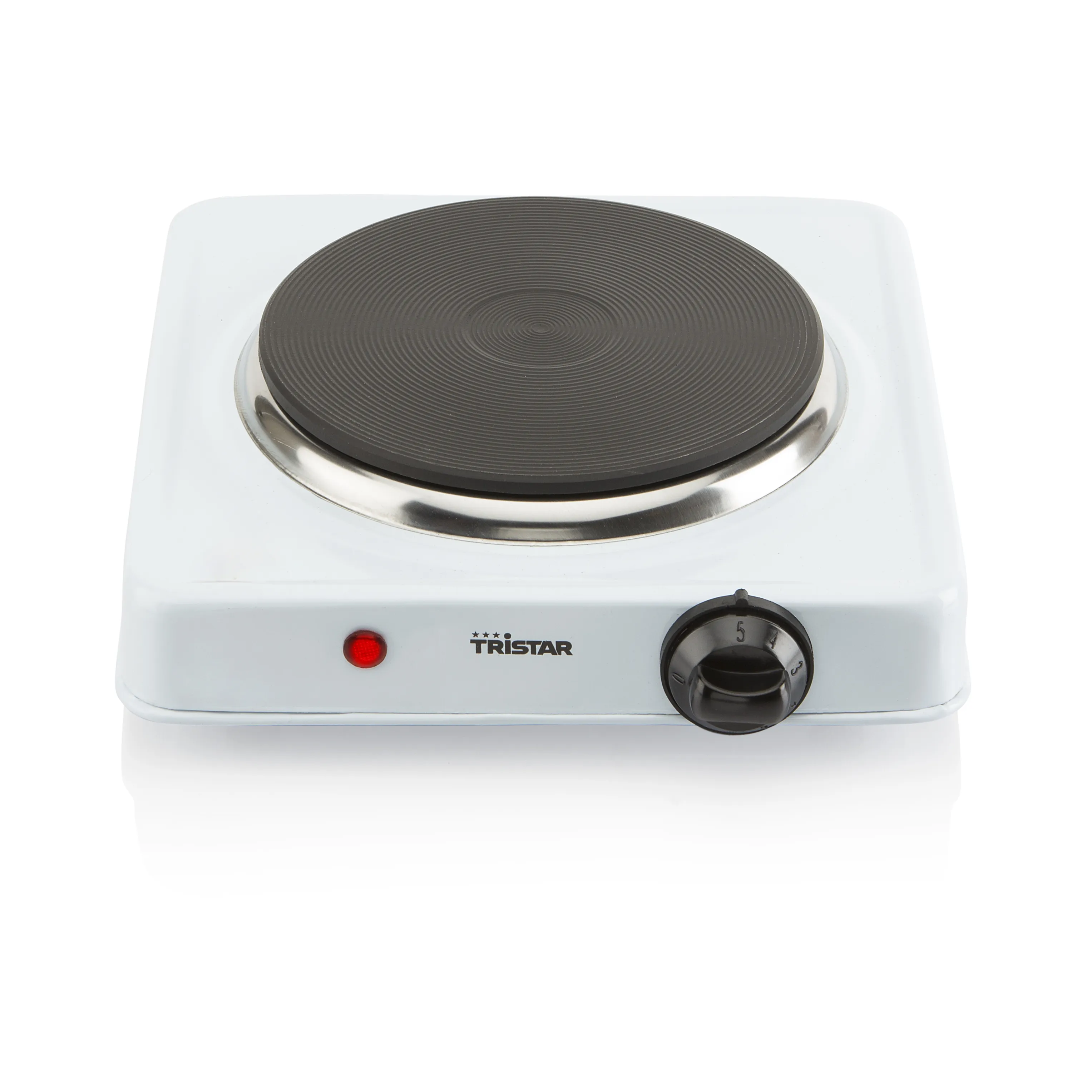 Tristar KP-6185 Kokplatta, 1000 W, 1 platta, 15 cm, Vit