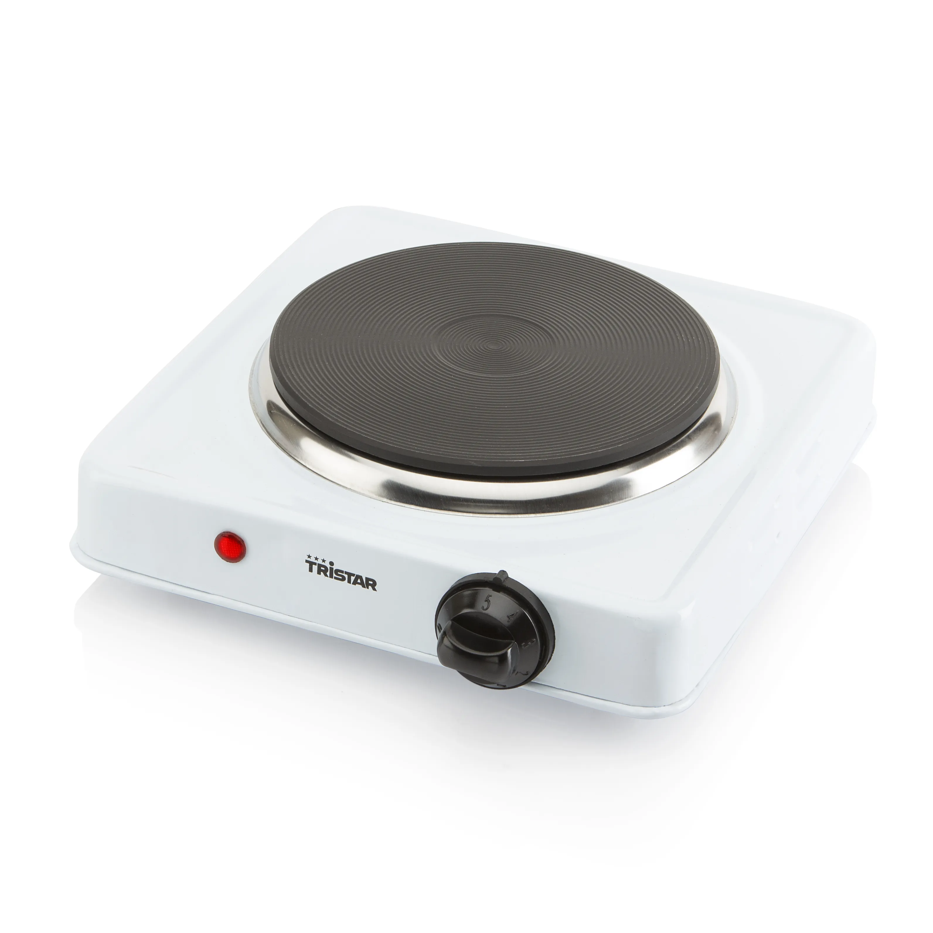 Tristar KP-6185 Kokplatta, 1000 W, 1 platta, 15 cm, Vit